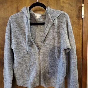 H&M Gray Zip up the front Hoodie Size XS